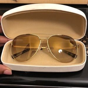 Michael kors gold aviators